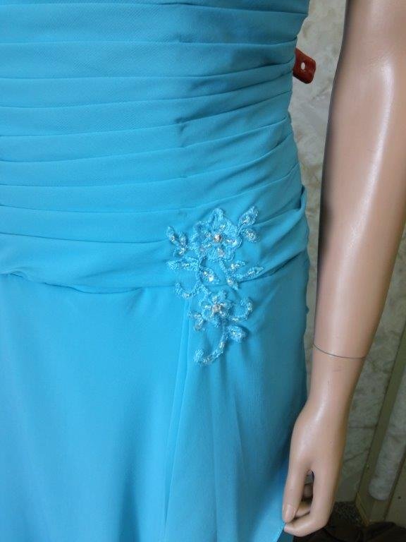 pool blue mothers dress